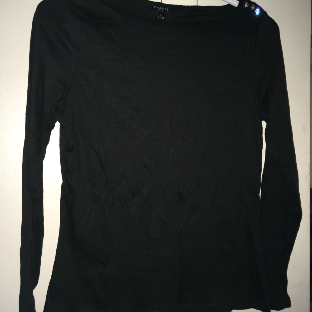 🤩buy1get1🤩less than $10 Black long sleeve top